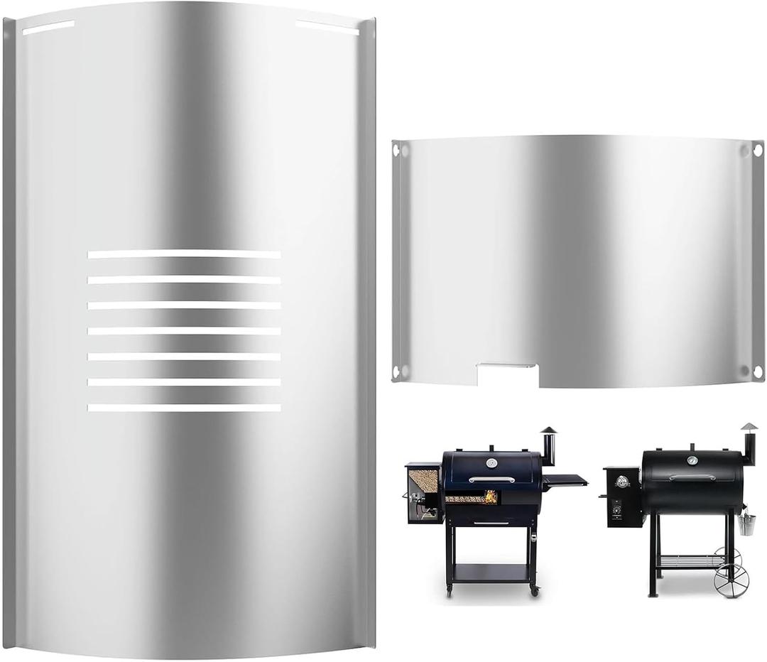 Flame Broiler Slide Cover & Bottom Kit for Pit Boss Smoker Replacement Parts Pit Boss Accessories 820 Deluxe, Pit Boss 820 SER Pellet Grills 820FB, 820FBC, 820S, 820SC, 820XL, Pro SER 820-PS1 (Lowes)