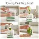 Momcozy Squeeze Station,Baby Food Maker,Pouch Filler for Homemade Baby Puree, BPA-Free, Dishwasher Safe, with Reusable Baby Food Pouches for Babies & Toddlers