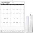 2026 Calendar - 2026 Wall Calendar from January 2026 to June 2027, 22" x 17", Extra Large Wall Calendar 2026-2027 with Thick Paper, Julian Date, Holidays, Large Ruled Blocks