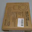 2Pack 500 Watt Pond De-Icer with Thermostat, Cast Aluminum Submersible Bird Bath Heater, Heated Chicken Water, Power Cord 9.8 Ft