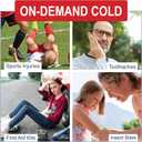 Sport Temp Instant Ice Cold Packs (7x 5) Disposable Ice Packs for Pain Relief, Swelling, Injuries, Toothaches, and Sprains Cold Therapy for Athletes, First Aid, Travel & Outdoor Use (8 Pack)