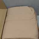 Pacific Coast Summer Goose Feather and Down Fiber Comforter King Size, Breathable Duvet Insert for Summer and Hot Sleepers, Natural Cooling Tencel Lyocell Shell, 8 Corner Tabs, Khaki Brown, 106x90
