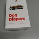 Pet Parents Washable Dog Diapers (3pack) + Extendrs of Durable Doggie Diapers, Premium Dog Diapers Female (Medium, Natural)