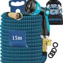 100FT  Extendable Garden Hose, Extendable Hose, Garden Hose, Flexible, Retractable Garden Action (Lake Blue)