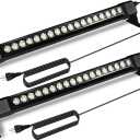 36W LED Wall Washer Light Bars, 2FT 5000K Daylight White Outdoor Wall Washer Light, 120V Waterproof IP67 Wall Washer Lights for Outdoor, Plug in (2 Pack)