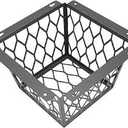 Bird Guard, Heavy Duty Carbon Steel Dryer Vent Cover, 3 to 4 Inch Protector for Outdoor Use (Black)