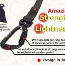 3 x Dog Leash with Soft Handle, 4 FT, Supports Small, Medium, and Large Dogs, Cool and Heavy Duty for Walking, Running, and Training.Carabiner Clip. Black, S Size (BR, 4 FEET)