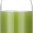 Karafu 50 Ounces/1.5 Liter Glass Carafe with Lid, Borosilicate Glass Pitcher for Hot/Cold Water, Ice Tea and Juice Beverage