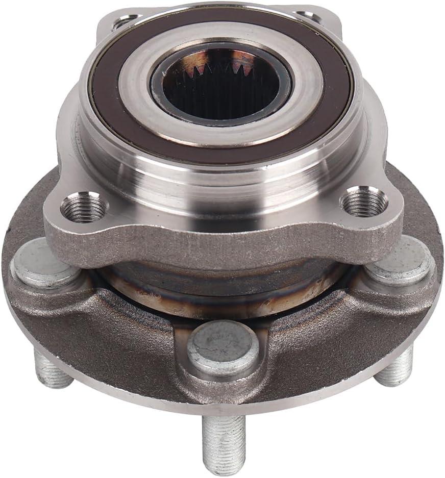 Autoround 513413 Front Wheel Hub and Bearing Assembly Compatible with Subaru Forester 2014-2018/ Crosstrek 2016-2021/ Impreza 2014-2019/ XV Crosstrek 2014-2015, 5-Lugs w/ABS