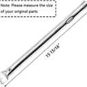 S9332A(4-Pack) S1473A(4-Pack) 16" Heat Tent and Burner for Charbroil 463243911, 463244011, 463246909, 463246910, 463247109, 463247209, 463247310, 463247412, 463247512, 463250212 Gas Grill