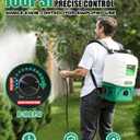 Battery Powered Backpack Sprayer 4 Gallon, 0-100 PSI Strong Electric Sprayer Compatible with Makita 18V Battery, 5 Nozzles, Weed Sprayer for Lawn & Garden, Yard, Fertilizer (Battery Inc)