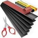 Magnetic Strips 11 Pack Flexible Magnetic Tape with Adhesive Backing Magnet Strips (Each 6" x 1", 0.08" Thickness) Heavy Duty and Strong Magnet Tool
