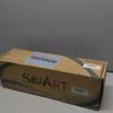 SOLFART Bathroom Vanity Light Fixtures Modern Led Vanity Light for Mirror for Bathroom 3 Lights Gloss Chrome 18.1 Inch 9608-3T-ND