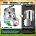 2-in-1 Upgrade 3.7Gal/14L Portable Electric Milker, Milking Machine for Cows and Goats with Food-Grade Stainless Steel Bucket,4 Teat Cups and Pulsation Vacuum System for Farm,Ranch and Home Dairy Use
