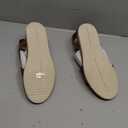 DREAM PAIRS Women's Comfortable Low Wedge Sandals, Open Toe Slip On Strappy Flat Sandals Light-weight Summer Shoes, 9 ½