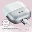 Panasonic Swipe Right Travel Shaver for Women, Portable Electric Razor with USB-C Charging, 3-Blade Cutting System for Dry or Wet Use, White/Silver - ES-CM3A-W