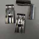 Sets 3 Way 90 Degree L Structural Pipe Connector Clamp , Fits OD 1.000" Round Tube and 3/4" EMT