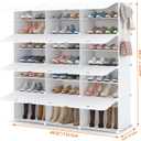 HOMIDEC Shoe Storage Cabinet, 48 Pairs Shoe Rack 3 by 8 Tier Space Saving Shoe Organizer for Closet Hallway Living Room Bedroom Garage, 3x7