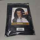 ALLAURA Compatible with John Wick Wig  Black Hitman Wig for Men, Tieable into Ponytail  Assassin, Keanu, Vincent Vega, Farquaad, Vampire Cosplay  90s Action Movie Halloween Costume Hairpiece