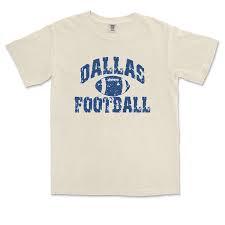 Dallas Vintage Distressed Football Sports Design T-Shirt, 2XL 