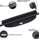 Cargo Cover Compatible with 2025 2026 Nissan Murano Trunk CoverNo Gap Retractable Rear Trunk Security Cover SUV Accessories Shielding Shade Privacy Screen Cargo Cover