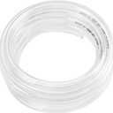 Eastrans Clear Vinyl Tubing Flexible PVC Tubing, Hybrid PVC Hose, Lightweight Plastic Tube, by 1/2 Inch ID, 25-Feet Length