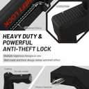 Brake Pedal Lock, Anti Theft Car Device, Brake or Clutch Pedal Deadbolt Lock, Vehicle Anti Theft System with Steering Wheel Sunshade for Cars, Trucks, SUV's, Van Security with 3 Keys