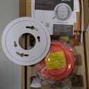 Kidde Hardwired Smoke & Carbon Monoxide Detector, 10-Year Battery Backup, Voice Alerts, Interconnectable LED Warning Light Indicators