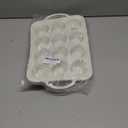 POSOSTO 2Pack Silicone Muffin Pan For Baking With Metal Reinforced Frame, 12 Cup Regular Size Nonstick Cupcake Pan, BPA Free Silicone Muffin Tray, Cupcake Baking Pan Molds for Oven