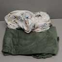 AMROSE 2 Pack Microfleece Crib Sheets, 28'' X 52'' Flannel Fleece Crib Fitted Sheets for Crib and Toddler Mattress Pad, Soft Comfy Warm Crib Sheets for Boys Girls, Winter Woodland