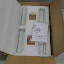 Wall Sconces Set of Two - Gold Sconces Wall Lighting 14W Dimmable LED Crystal Bathroom Light Fixture with Bubble Glass 15.7inch Indoor Vanity Lights for Bathroom Hallway Bedroom (2 Pack)