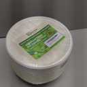 48 Oz Bowls Disposable - Heavy Duty Compostable Paper Bowls, Microwave Safe Large Bowls, Ideal for Restaurant Catering, Salads, Buffets & Eco-Friendly Use - 50 Pack [White]