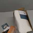 ZAMAT Memory Foam Pillow for Neck Pain Relief, Adjustable Ergonomic Cervical Pillow for Sleeping, Orthopedic Neck Pillow with Washable Cover, Bed Pillows for Side, Back, Stomach Sleepers (Standard(21*14*4.7inches), Light Grey)