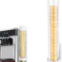 Ice Cream Cone Dispenser Holder Wall Mount Waffle Cone Dispenser Holder Cake Cone Dispenser 21L x 3 Dia Cone Holder Sleeve for Ice Cream Machine