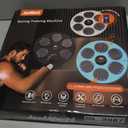 Music Boxing Machine, Boxing Wall Mount Machine for Kids Adult, Bluetooth Smart Boxing Traineing Machine with Boxing Gloves, Boxing Workout Equipment Target for Home, Office, Gym (Upgrade) (Dark black)