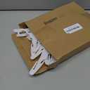 Soulchen 50 Pcs Doll Clothes Hangers for 18 Inch Dolls, White Plastic Clothes Hangers with Non-Slip Clips, Space-Saving Wardrobe Accessories for Gown Dress Outfit