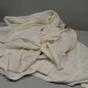 LAMIT Natural Ivory Semi Sheer Linen Curtains 84 inch Long, Cream White Light Filtering Living Room Panels Back Tab and Rod Pocket Neutral Drapes for Bedroom/Farmhouse, 1 Panel, 52 x 84 Inch