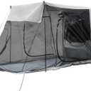 UXCELL SUV Tent - 1-4 Person Tailgate Tent, Universal Fit, Most SUVs & Cars, Khaki, PU4000mm Waterproof