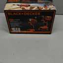 BLACK+DECKER 20V MAX Cordless Drill and Impact Driver, Power Tool Combo Kit with Battery and Charger (BD2KITCDDI)
