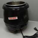 Winco Electric Soup Warmer, 10.5-Quart,Black