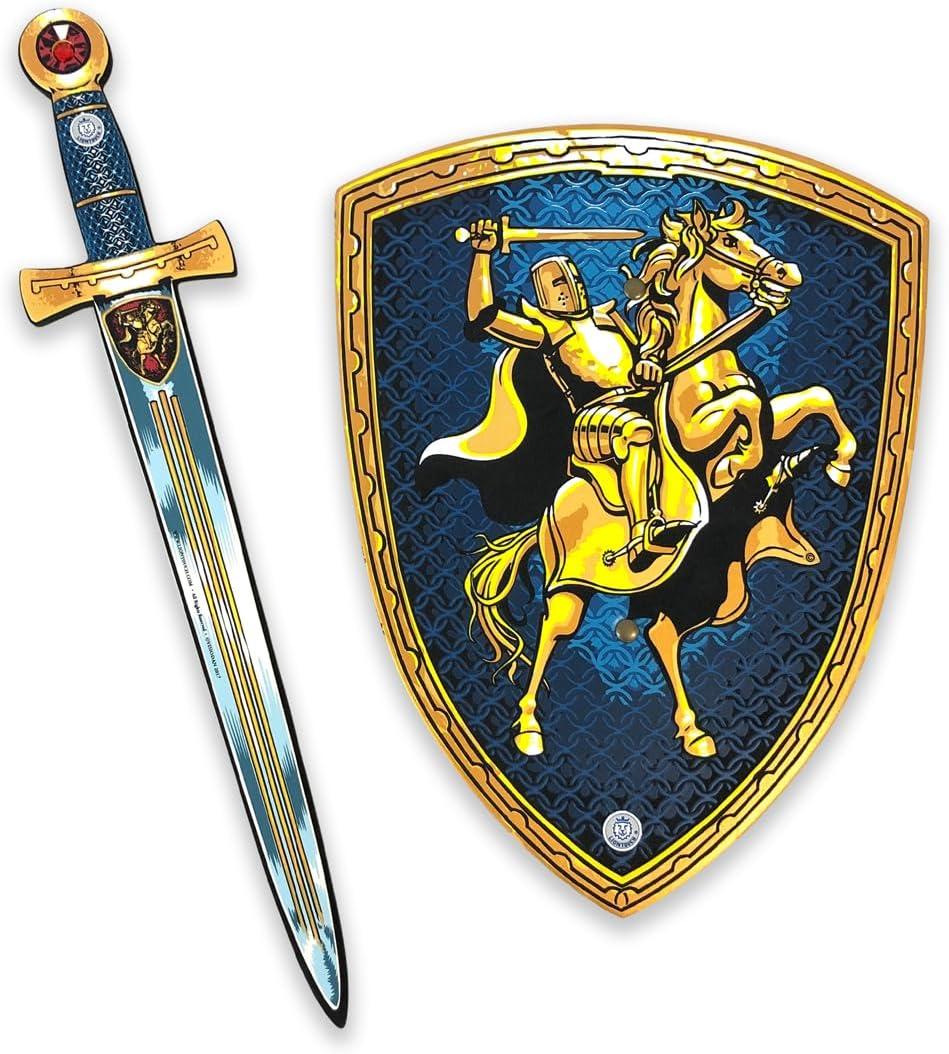 Liontouch - Knight Foam Sword & Shield for Boys 3-6 Years | Pretend Play Set in Medieval Style for Kids & Toddlers | Safe Toy Weapons & Battle Accessories for Dress Up & Horseback Knight Costumes