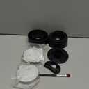 Nessus Reusable Pod Kit for Nespresso Pods Vertuo, Reuse Old Coffee Pods for Nespresso Vertuo: 100 Pcs Aluminum Foil Seal Lid, Holder, Brush, Refillable Vertuo Plus Next Capsule Machine(No Pods Come)