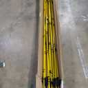 80 Inches Electric Fence Posts Fiberglass Step-in 20 Pack, Temporary Fence Stakes with Adjustable Clips for Livestock, Garden, Farm Protection