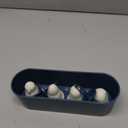 Popsicle Mold Set 4 Pieces Homemade Silicone Popsicle Maker Easy Release Ice Cream Molds Reusable DIY Pop Molds (Blue, WinterWonder Pops)