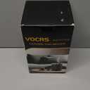 Small Portable Space Heater for Indoor Use - VOCRS 1500W PTC Electric Heater with Thermostat, Remote Control, 12H Timer, Eco and Fan Mode, Rapid and Safe Heating for Bedroom, Office