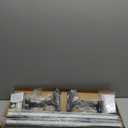 Picture Lights for Wall, Battery Operated Picture Light 24in Gallery Light for Paintings CCT Dimmable Recharging Battery Wall Light with Remote Control for Living Room Gallery Dartboard 2PCS (Black)