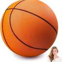 QPOJIZ Silent Basketball Size 5,Indoor Basketball, Airless Basketballs for Quiet Dribbling and Indoor Training, Soundless Indoor Training Quiet Ball Gift for Youth Indoor Training Ball