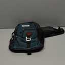 NICGID Sling Bag Chest Shoulder Backpack Crossbody Bags for Tablet Laptop Outdoor Hiking Men Women (Dark Green-2629)