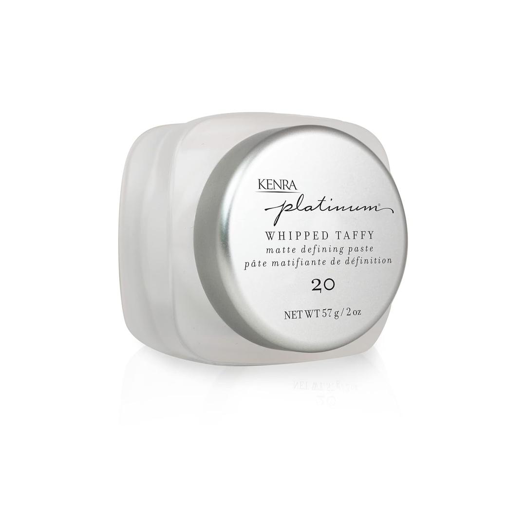 Kenra Platinum Whipped Taffy 20 | Matte Defining Paste | Delivers An Ultra-Matte, Firm Hold Finish | Sculpts, Smooths & Texturizes Styles | All Hair Types (2 Ounce (Pack of 1))