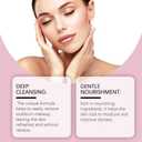 2 x TUOSHITONG Strawberry Cleansing Makeup Remover, Gentle Makeup Removal, Removes Stubborn Makeup, Easy To Clean Without Greasy, Comfortable And Not Tight Skin. Refreshing Texture Is Easy To Clean.